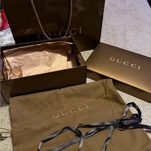 Gucci Chocolate Brown Gift Set Ensemble